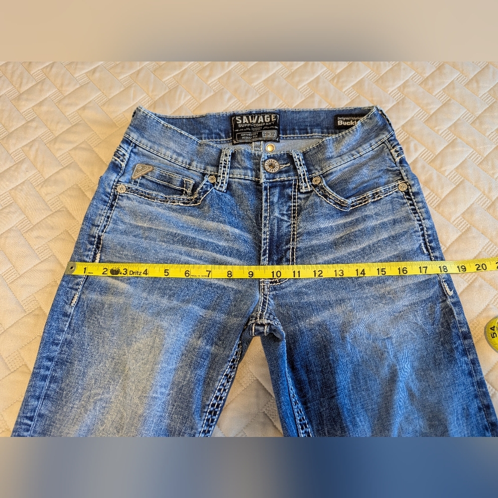 Salvage Supply Buckle Mayhem Boot Regular Fit Stretch Jean Sz. 29x32 - Picture 7 of 16